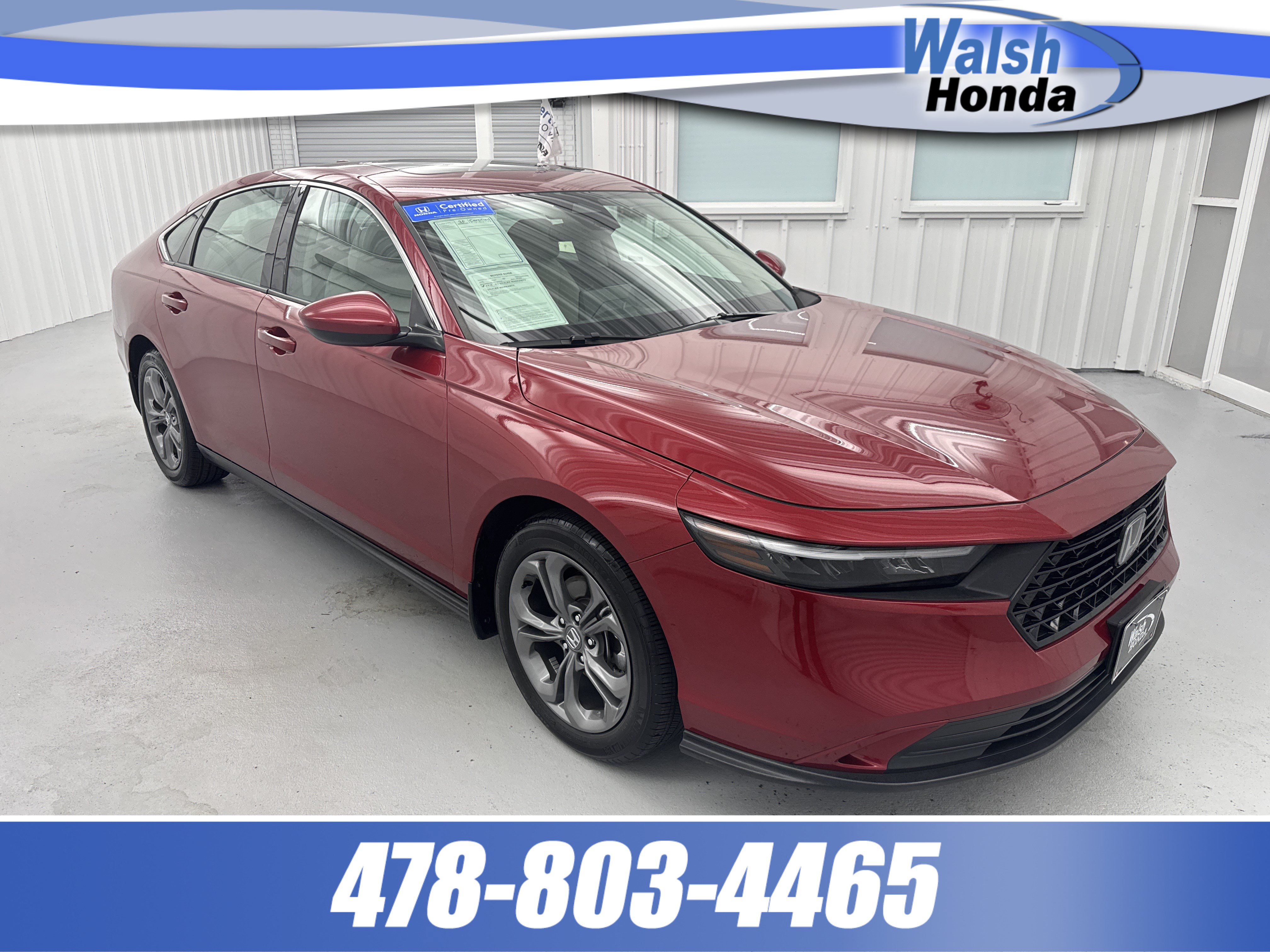 Certified 2024 Honda Accord EX Sedan