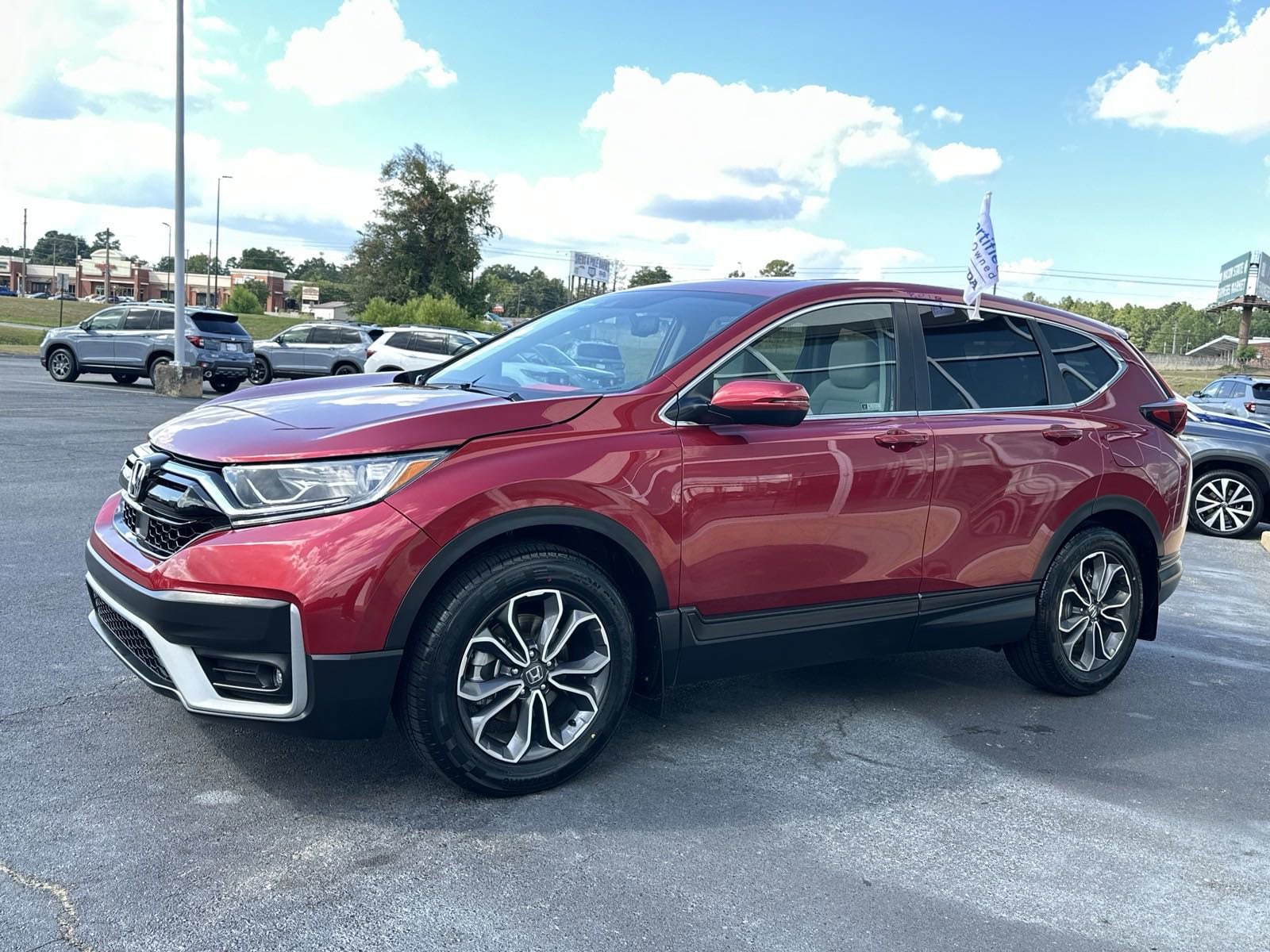 Certified 2022 Honda CR-V EX-L with VIN 5J6RW1H81NA013017 for sale in Macon, GA