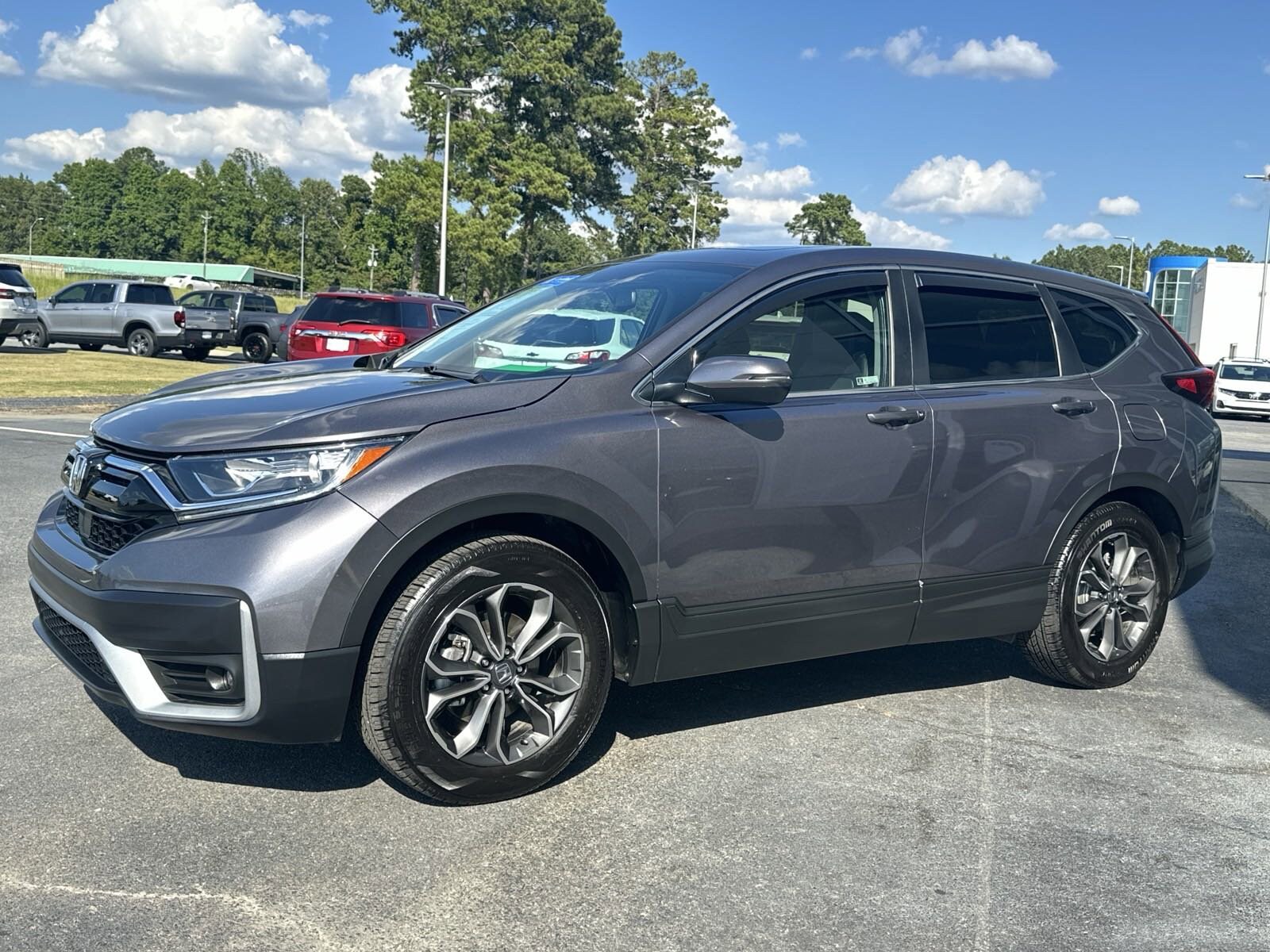 Certified 2021 Honda CR-V EX-L with VIN 5J6RW1H80MA001617 for sale in Macon, GA