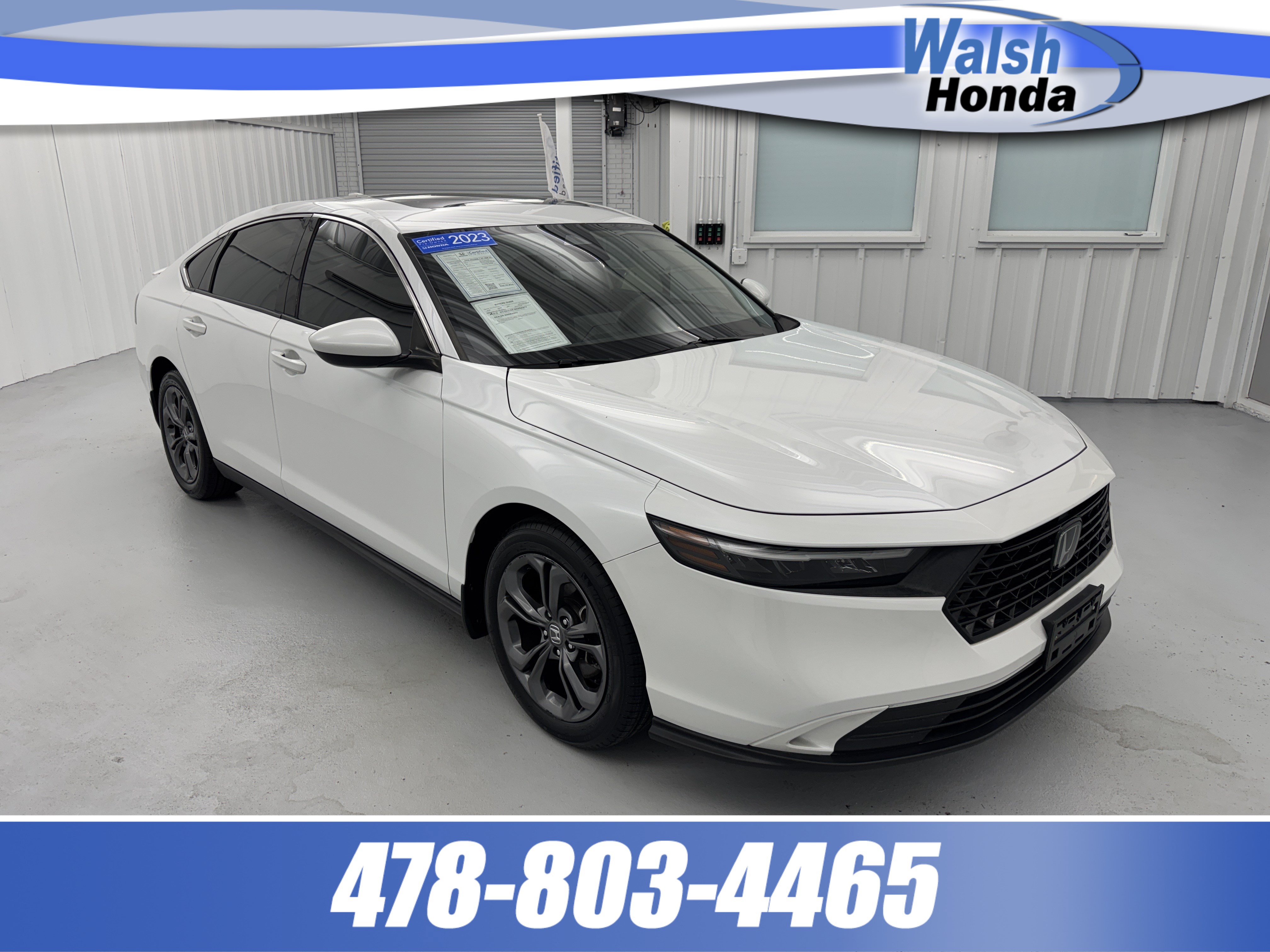 Certified 2023 Honda Accord EX Sedan