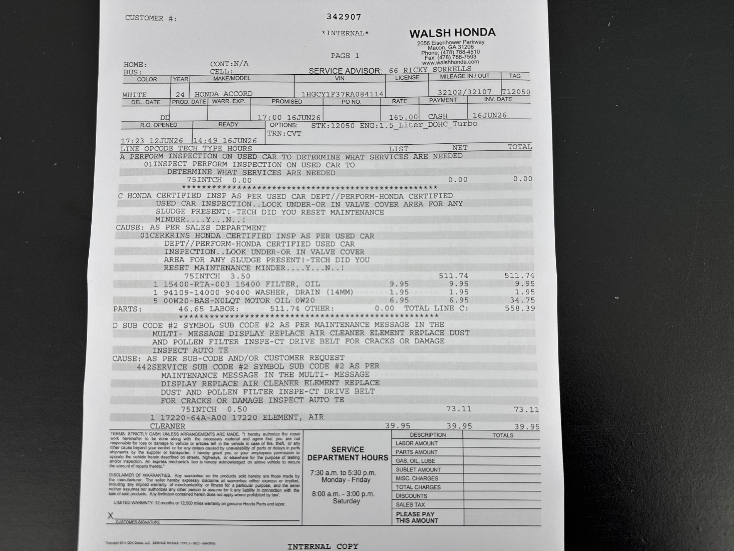 2024 Honda Accord EX - Photo 28