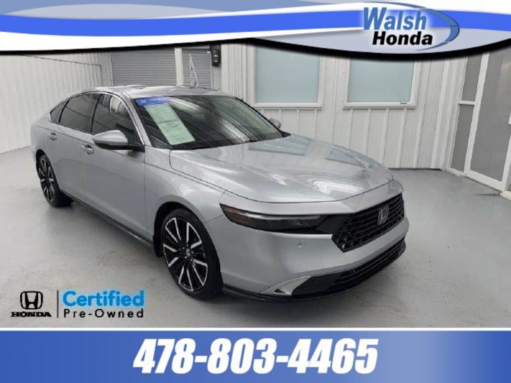 Certified 2025 Honda Accord Hybrid Touring Sedan