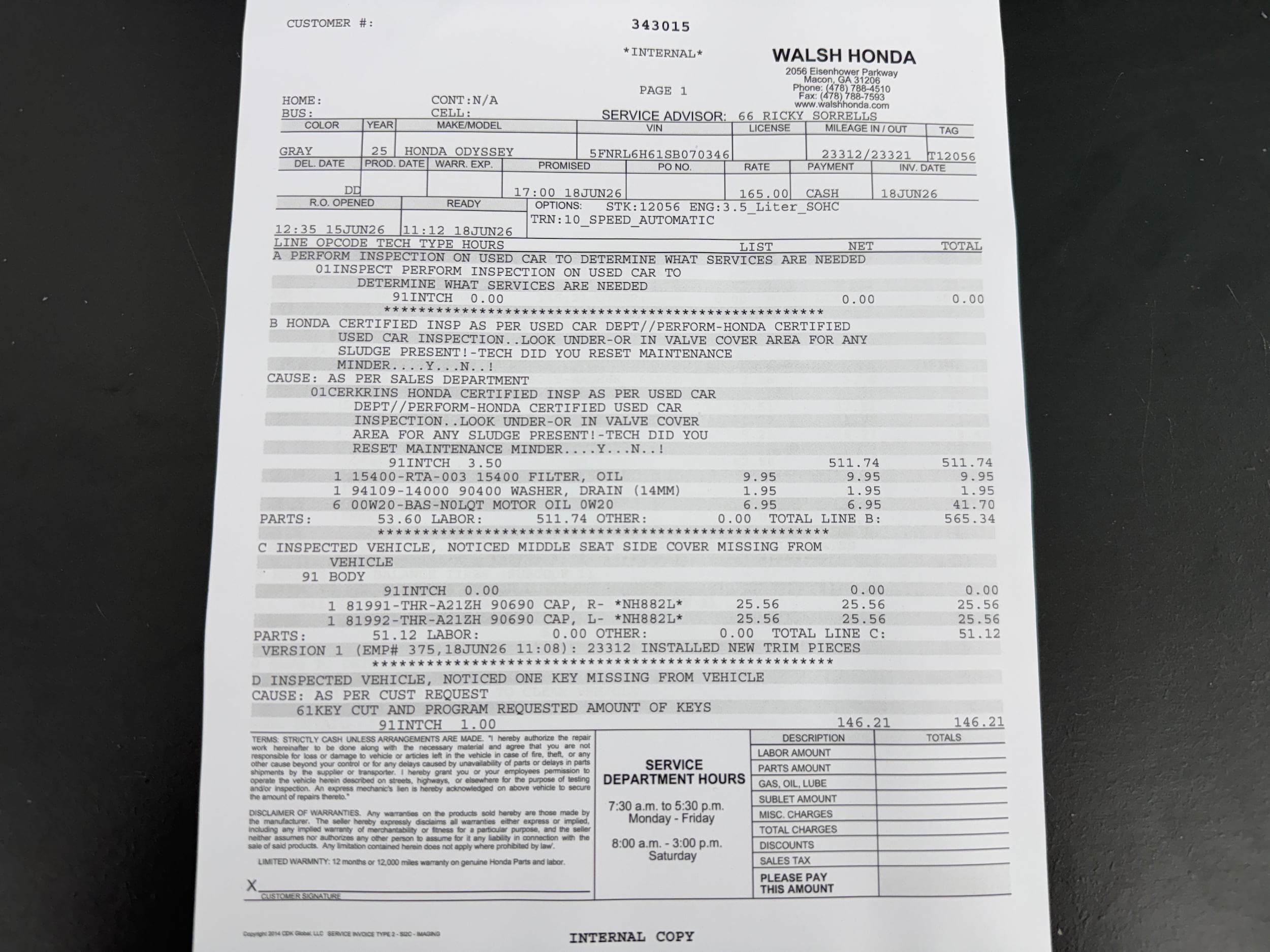 2025 Honda Odyssey EX-L - Photo 30