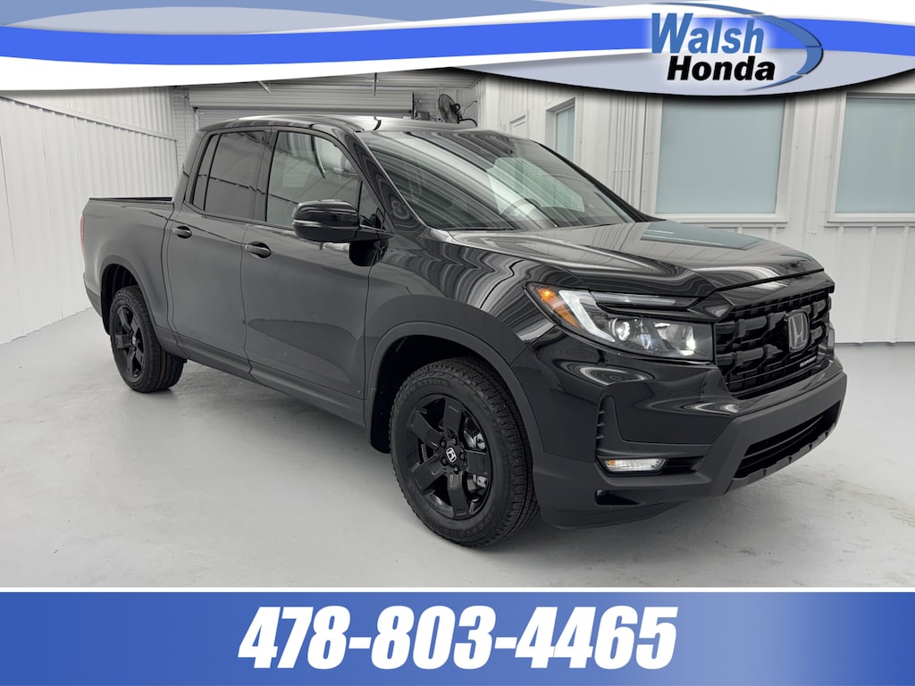 New 2026 Honda Ridgeline Black Edition Truck Crew Cab