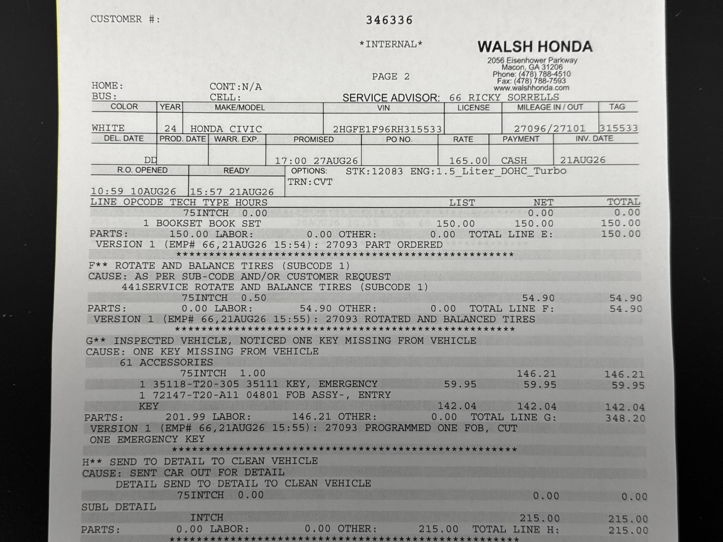 2024 Honda Civic Touring - Photo 30