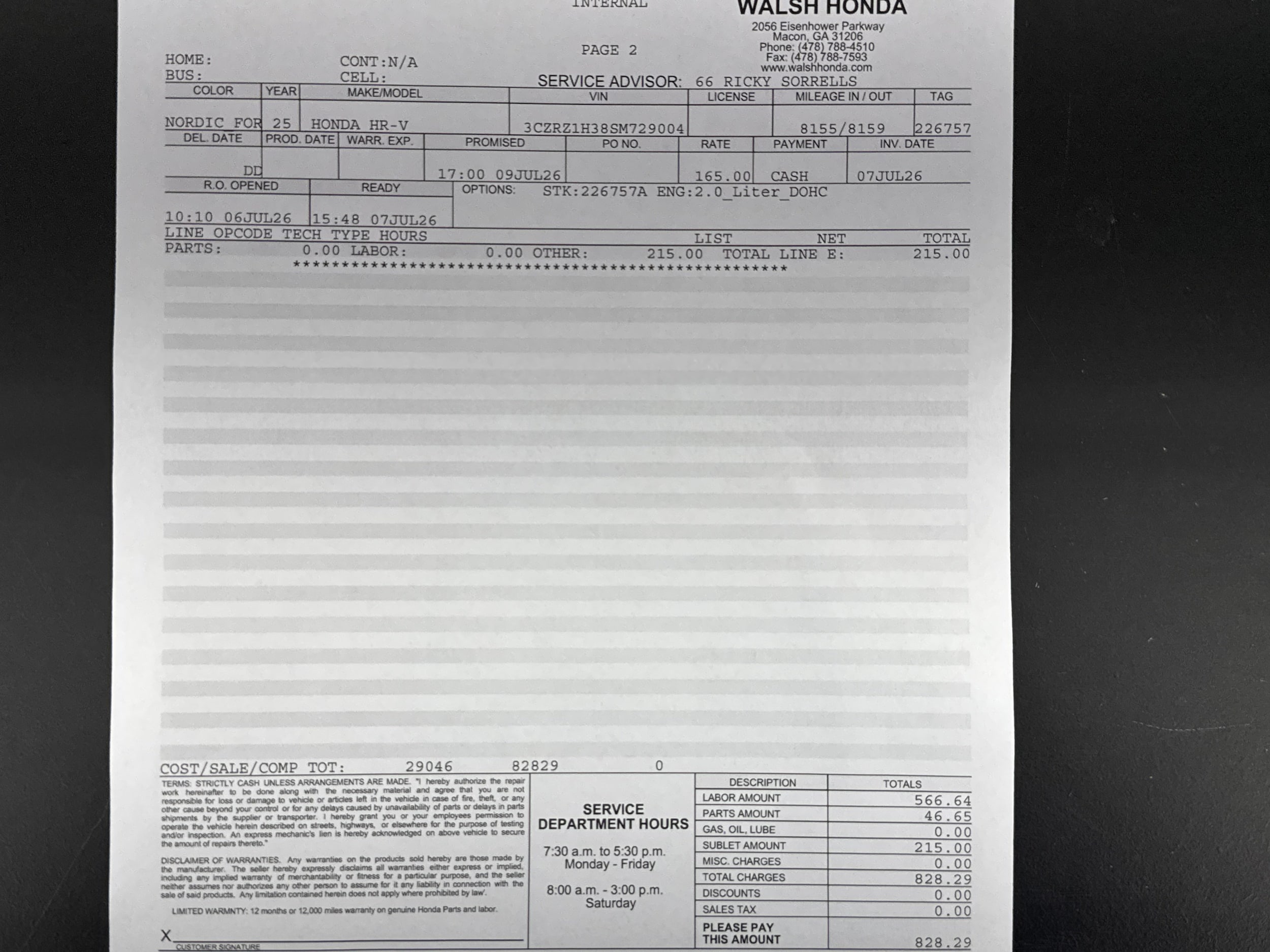 2025 Honda HR-V LX - Photo 26