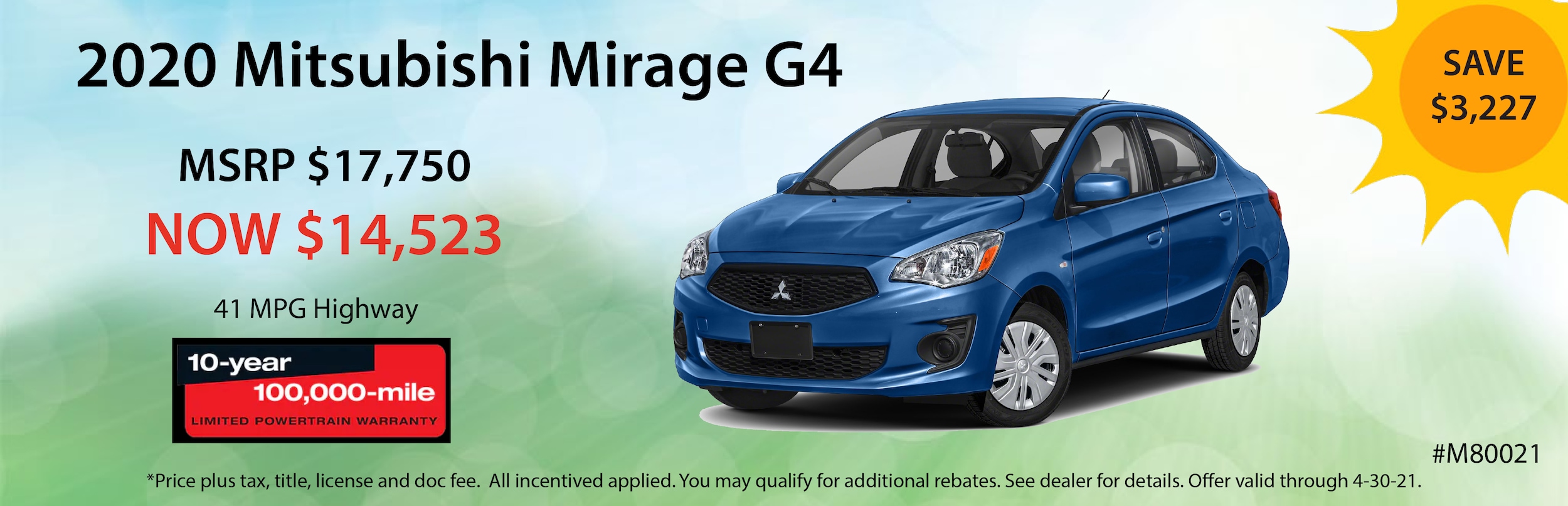 New Vehicle Specials MITSUBISHI