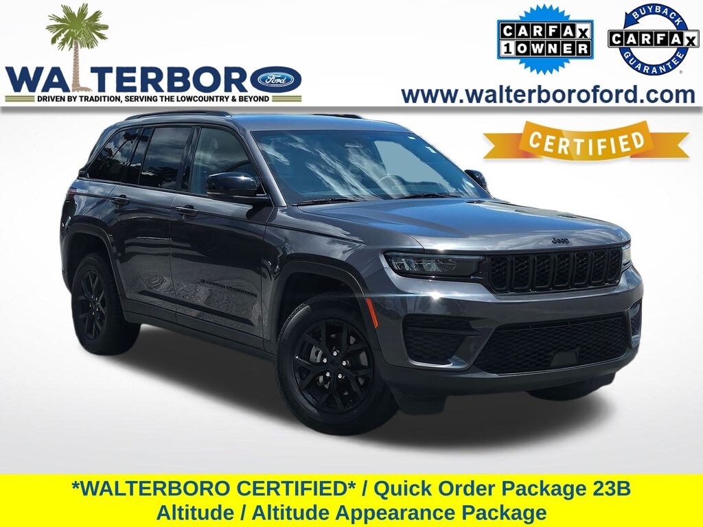 Certified 2024 Jeep Grand Cherokee Altitude SUV