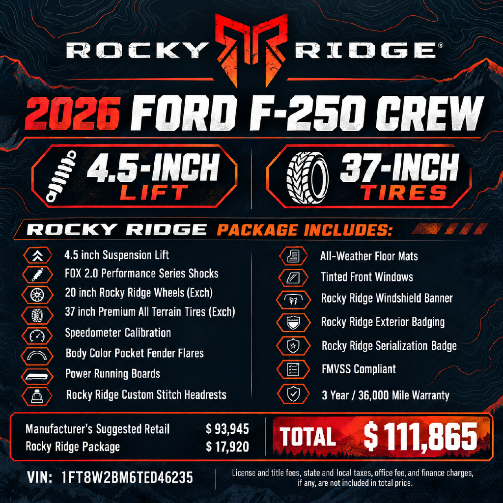 New 2026 Ford F-250SD Lariat Truck