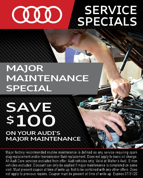 Audi Service Coupons & Specials Riverside Audi Maintenance