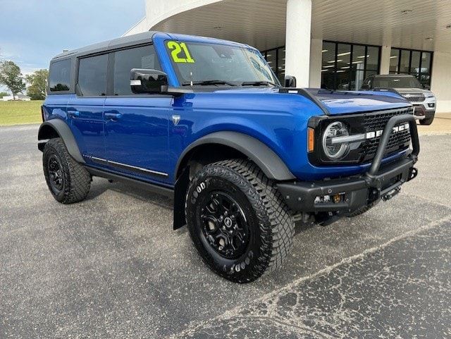 Used 2021 Ford Bronco 4-Door First Edition with VIN 1FMEE5EP8MLA40949 for sale in Kansas City