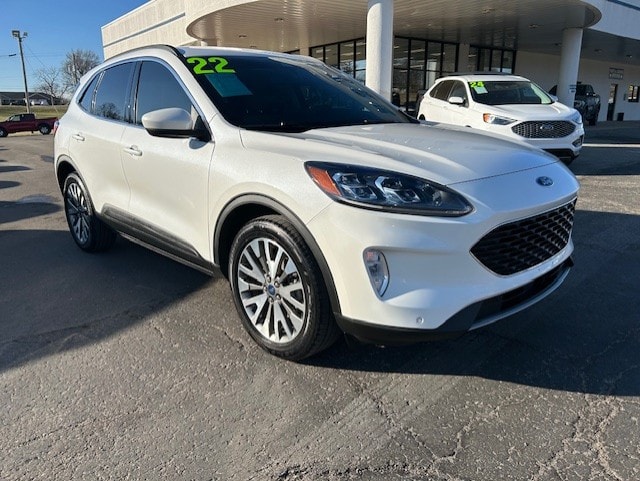 Used 2022 Ford Escape Titanium with VIN 1FMCU9DZ0NUA00235 for sale in Kansas City