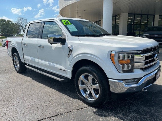 Used 2021 Ford F-150 Lariat with VIN 1FTFW1ED8MFB27723 for sale in Savannah, MO