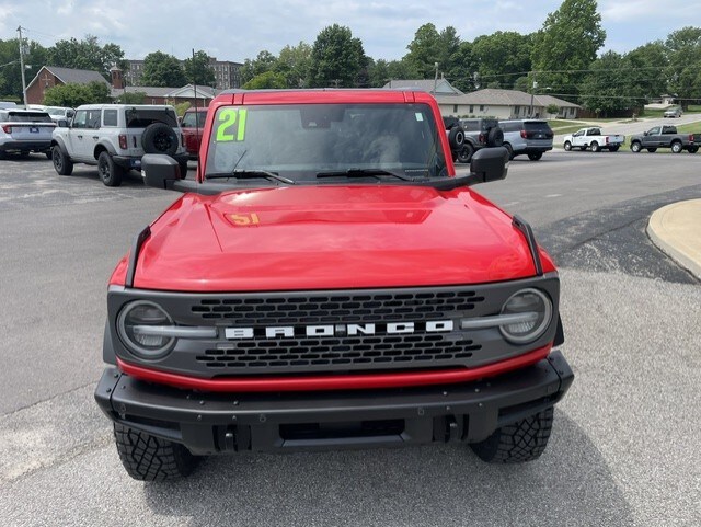 Used 2021 Ford Bronco 4-Door Badlands with VIN 1FMEE5DP4MLB00582 for sale in Kansas City