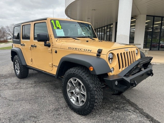 Used 2014 Jeep Wrangler Unlimited Rubicon with VIN 1C4BJWFG5EL148373 for sale in Kansas City