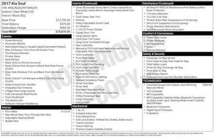 2017 Kia Soul Hatchback