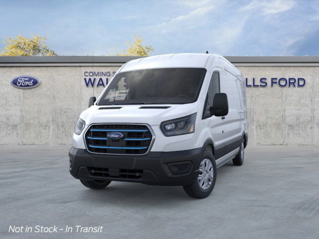 New 2025 Ford E-Transit-350 Cargo Base Van Medium Roof Van