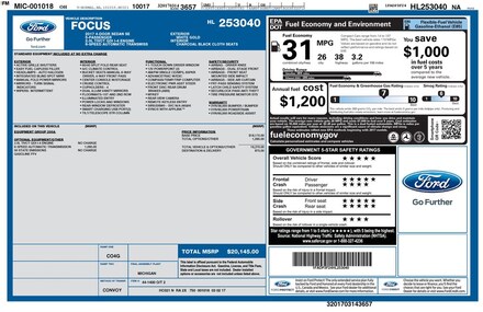 2017 Ford Focus SE Sedan