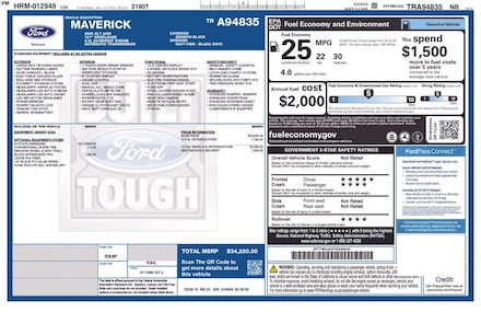 2026 Ford Maverick XLT Truck SuperCrew