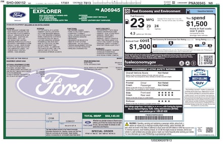 2023 Ford Explorer Platinum SUV