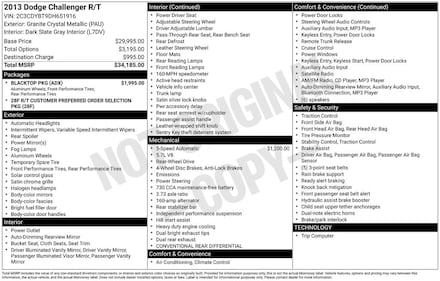 2013 Dodge Challenger R/T Coupe