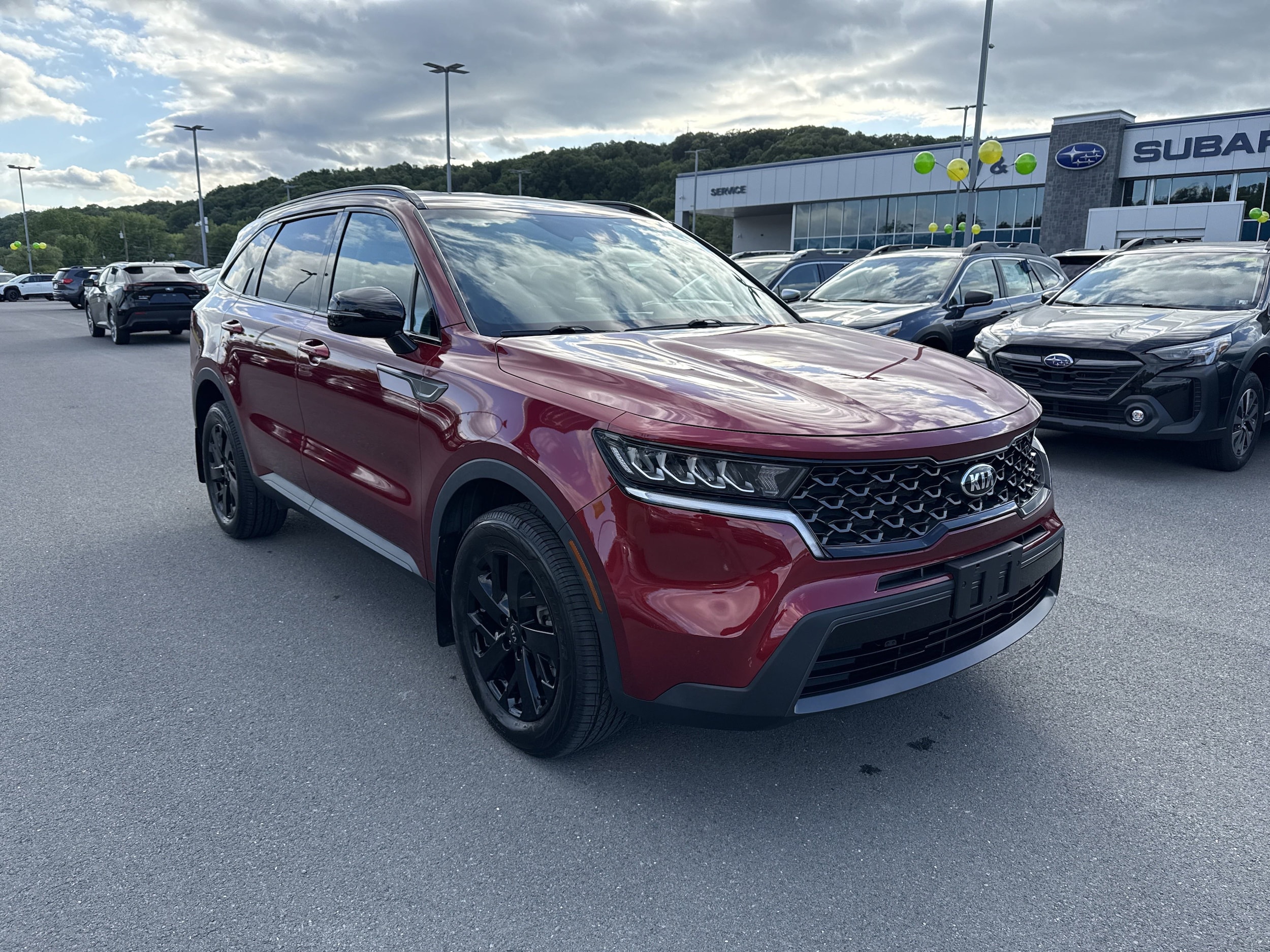 Used 2021 Kia Sorento S with VIN 5XYRLDLC0MG037352 for sale in Northumberland, PA