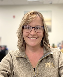 Staff member Margie Treas from 4663b6136677