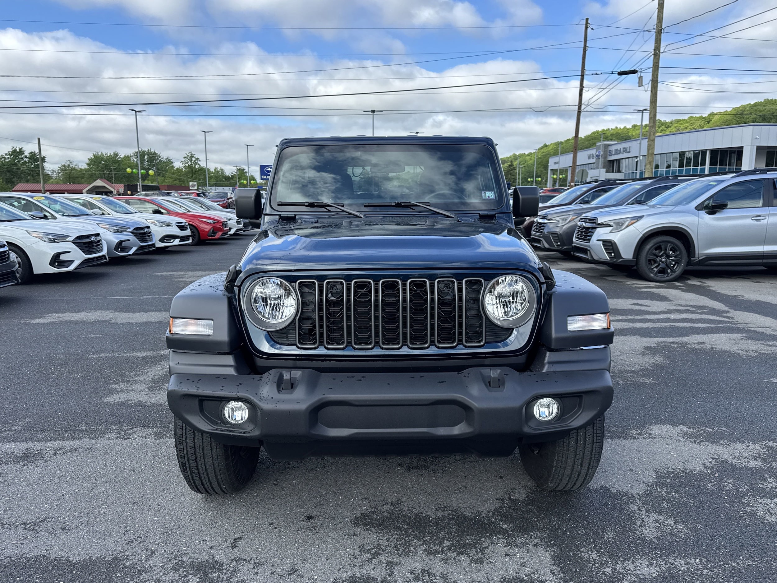 Used 2025 Jeep Wrangler 2-Door Sport with VIN 1C4PJXAN3SW517520 for sale in Northumberland, PA