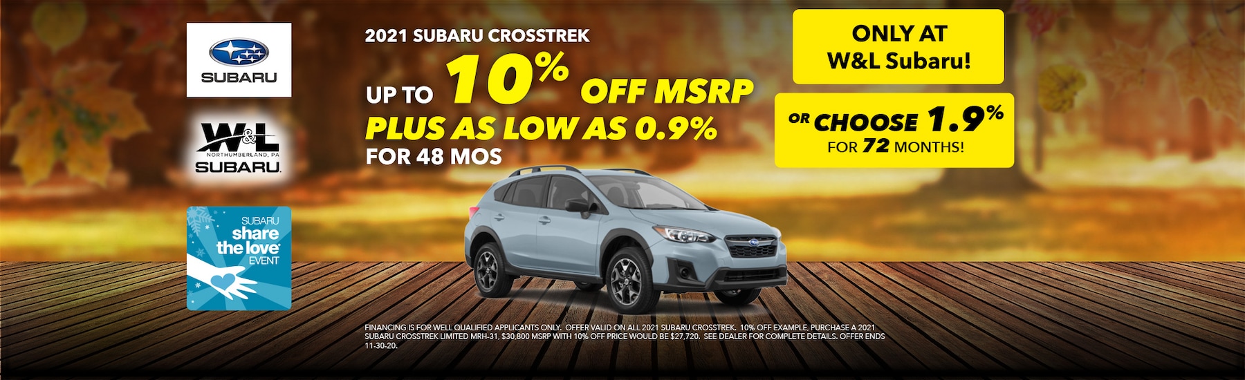 Subaru Dealership Northumberland PA W&L Subaru New Car Dealer