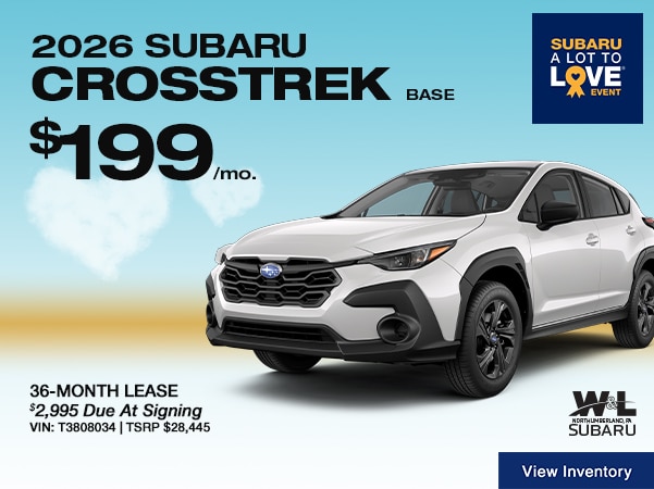 Subaru Lease Deals Northumberland PA | New Subaru Specials