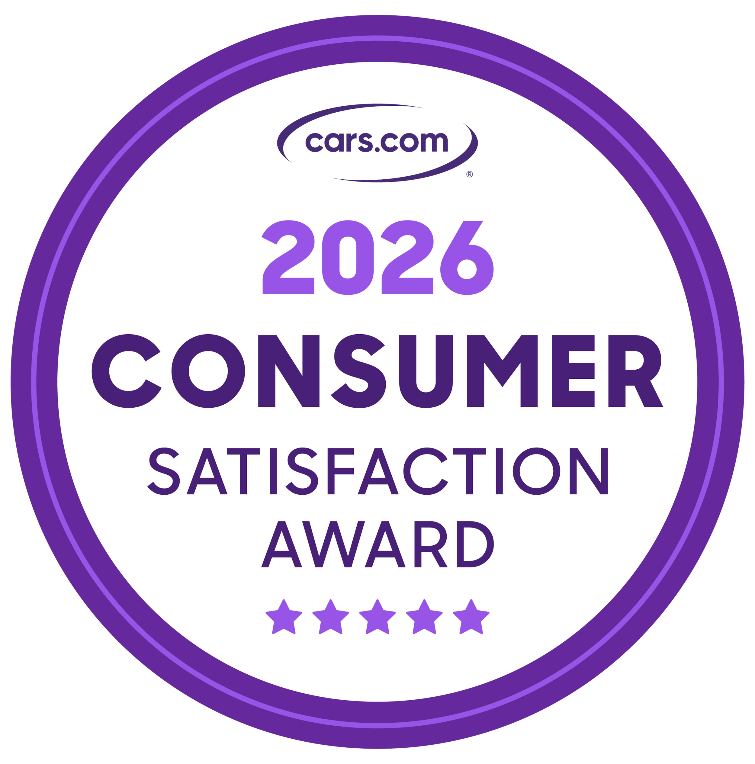 2020-2026 Consumer Satisfaction Award DealerRater