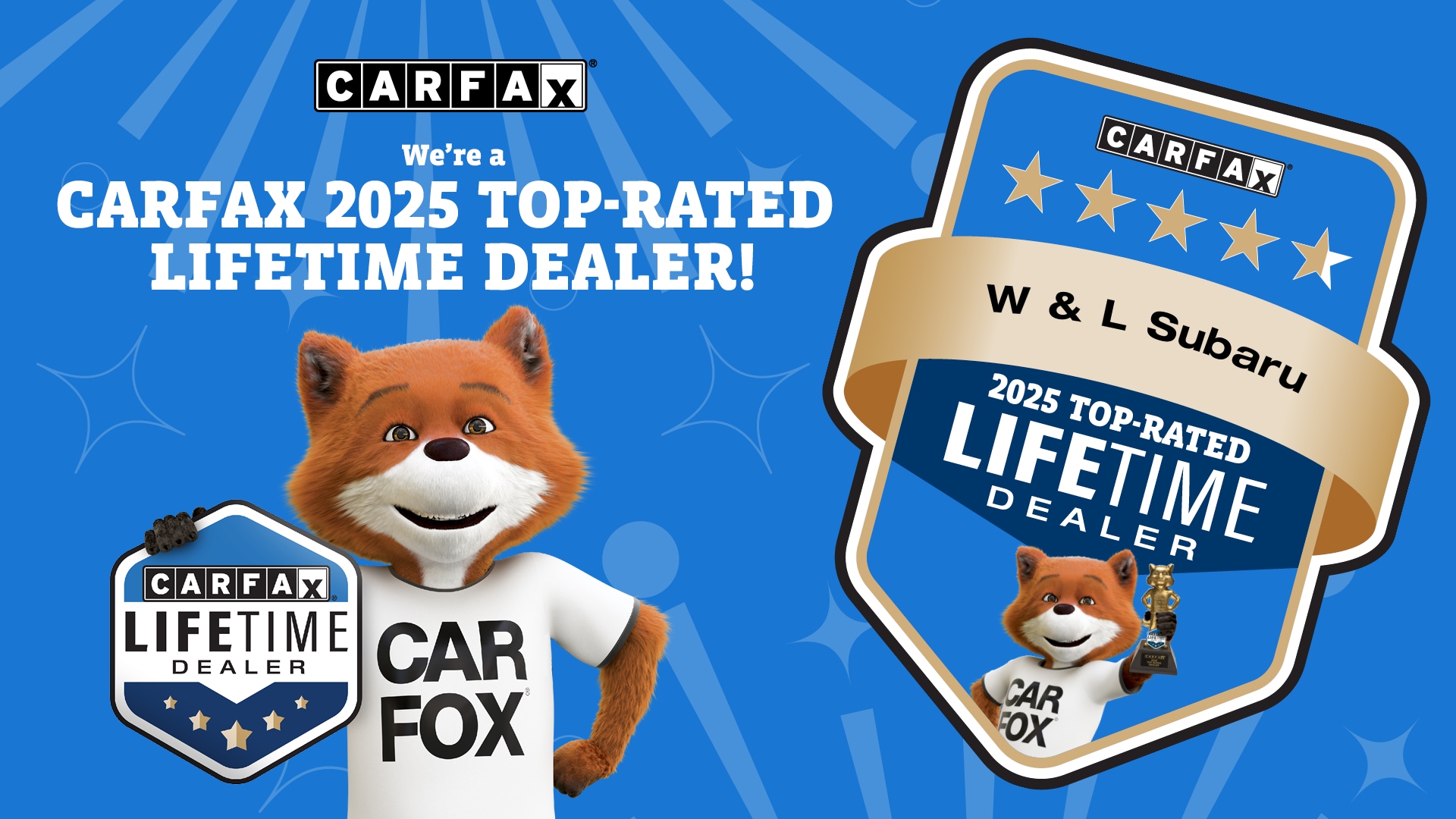 CARFAX 6X Top-Rated Dealer 2019-2025