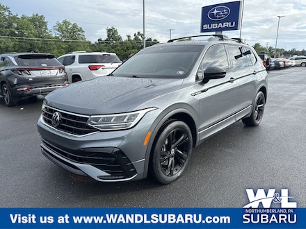 Featured Used 2023 Volkswagen Tiguan SE R-Line Black SUV for Sale near Bloomsburg, PA