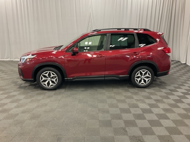 Used 2021 Subaru Forester Premium with VIN JF2SKAFC4MH460510 for sale in Moorhead, Minnesota