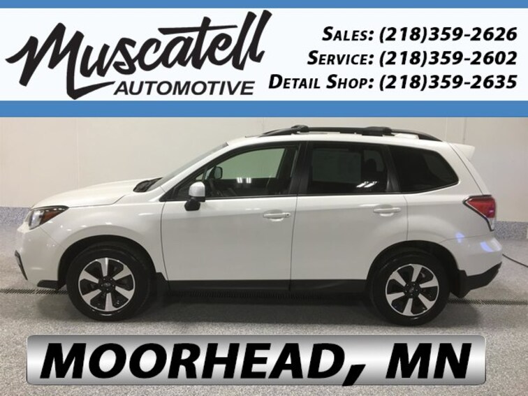 Used 2018 Subaru Forester Suv 2 5i Premium Crystal White Pearl For