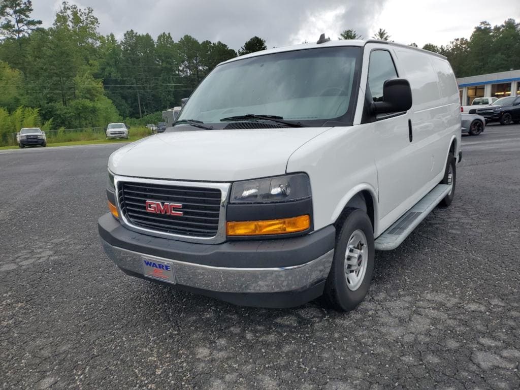 Used 2021 GMC Savana Cargo Work Van with VIN 1GTW7AF72M1210406 for sale in Blairsville, GA