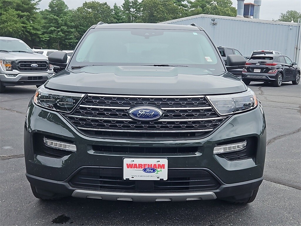 Certified 2022 Ford Explorer XLT with VIN 1FMSK8DH4NGA74887 for sale in Wareham, MA