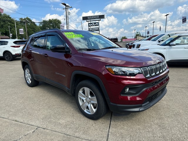 Used 2022 Jeep Compass Latitude with VIN 3C4NJDBB6NT180457 for sale in Parkersburg, WV