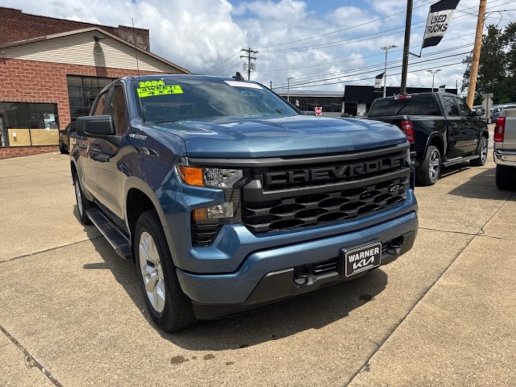 Used 2024 Chevrolet Silverado 1500 Custom Truck Crew Cab