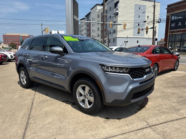 Certified 2023 Kia Sorento LX with VIN 5XYRGDLC4PG183858 for sale in Parkersburg, WV