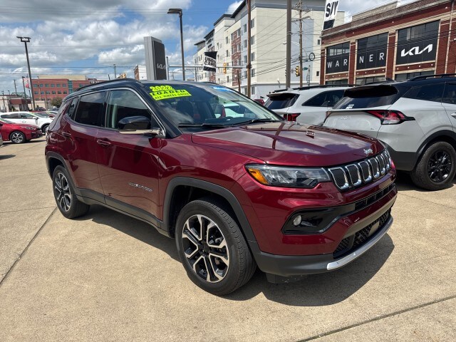 Used 2022 Jeep Compass Limited with VIN 3C4NJDCB4NT153160 for sale in Parkersburg, WV
