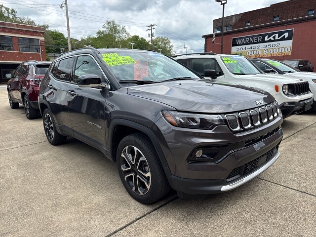 Used 2022 Jeep Compass Limited with VIN 3C4NJDCB7NT152858 for sale in Parkersburg, WV