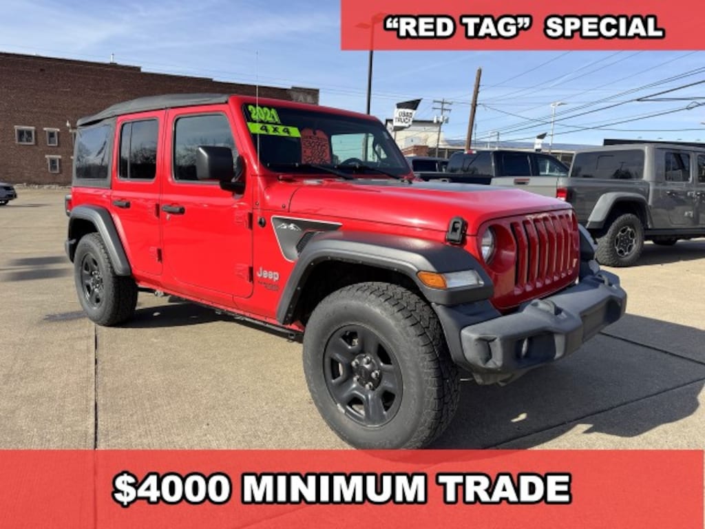 Used 2021 Jeep Wrangler Unlimited Sport SUV