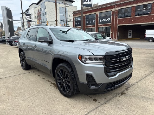 Used 2023 GMC Acadia SLE with VIN 1GKKNRL47PZ216922 for sale in Parkersburg, WV