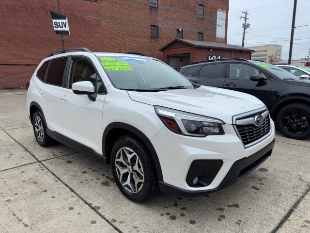 Used 2021 Subaru Forester Premium with VIN JF2SKAJC6MH457275 for sale in Parkersburg, WV