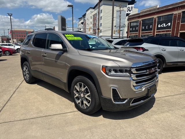 Used 2023 GMC Acadia SLE with VIN 1GKKNRL41PZ193914 for sale in Parkersburg, WV