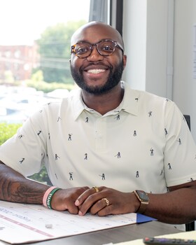 Staff member Jourden Brown from d42b3ede4205