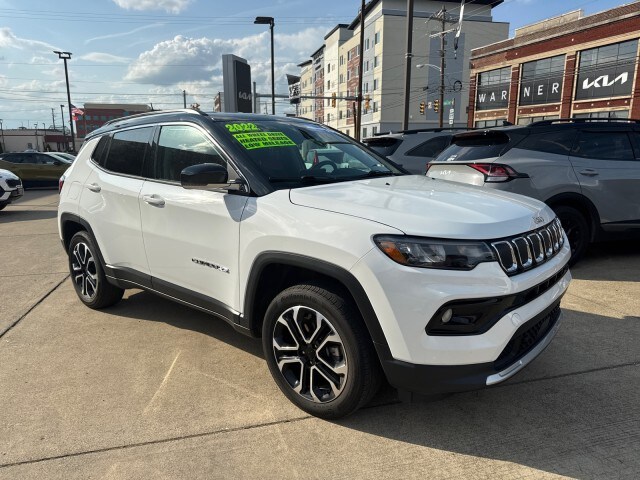 Used 2022 Jeep Compass Limited with VIN 3C4NJDCB9NT169337 for sale in Parkersburg, WV