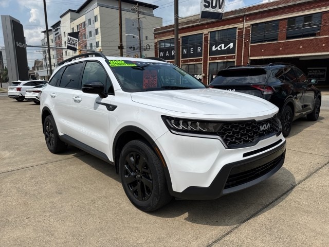Certified 2022 Kia Sorento X-Line S with VIN 5XYRLDLC0NG160960 for sale in Parkersburg, WV