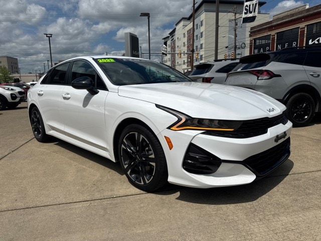 Certified 2022 Kia K5 GT-Line with VIN 5XXG64J20NG153813 for sale in Parkersburg, WV